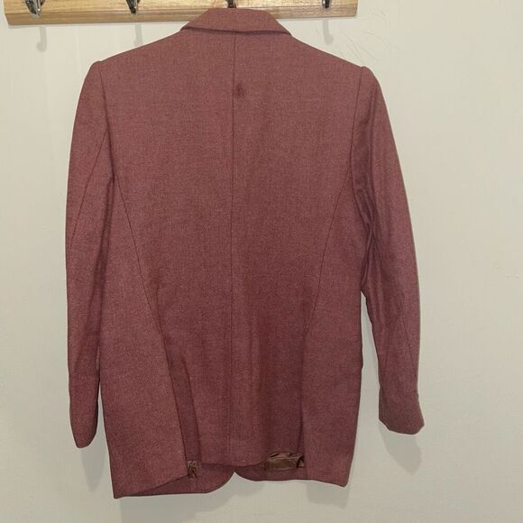 Vintage Ralph Lauren pink women’s blazer single button jacket suit size 10P - Picture 6 of 13